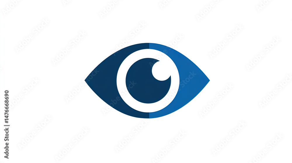 Obraz premium Eye Care Medical Device Company Logo Design Vision Technology Branding Modern Ophthalmology Equipment Symbol Innovative Eye Health Solutions 