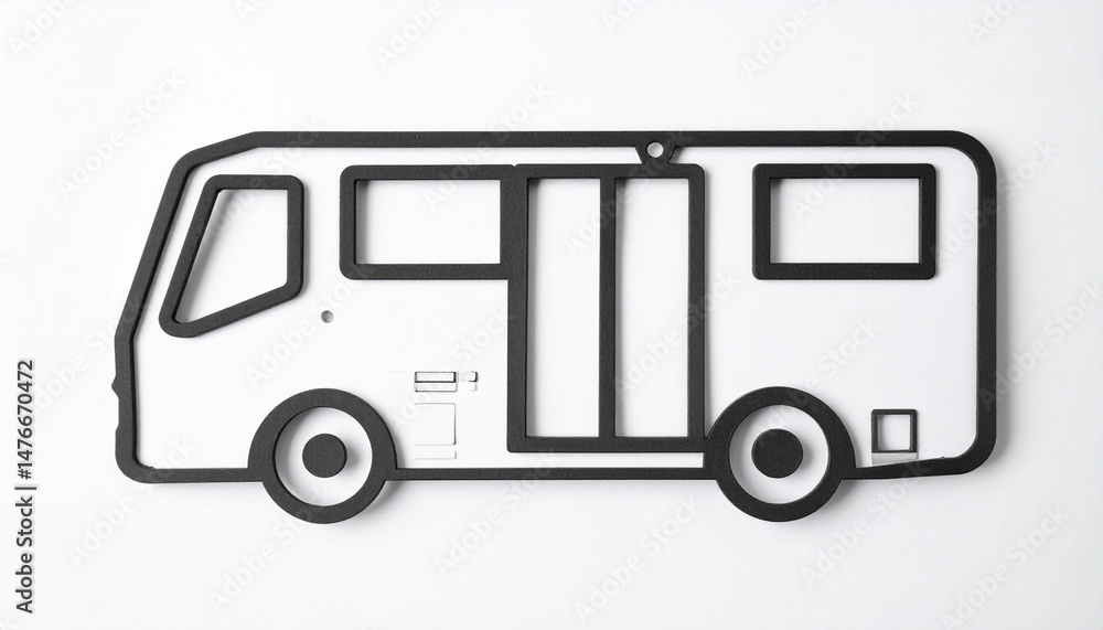 bus isolated on white background bus isolated on white background