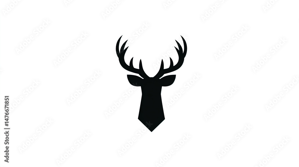 Striking Stencil Deer Head Logo Design Majestic Long Horns Emblem Rustic Wildlife Icon Simple Silhouette Vector Graphic Nature Inspired Brand
Striking Stencil Deer Head Logo Design Majestic Long Horns Emblem Rustic Wildlife Icon Simple Silhouette Vector Graphic Nature Inspired Brand
