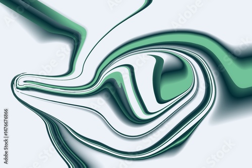 Fluid Emboss Abstract Background.  Fluid gradient mesh. Abstract wavy background