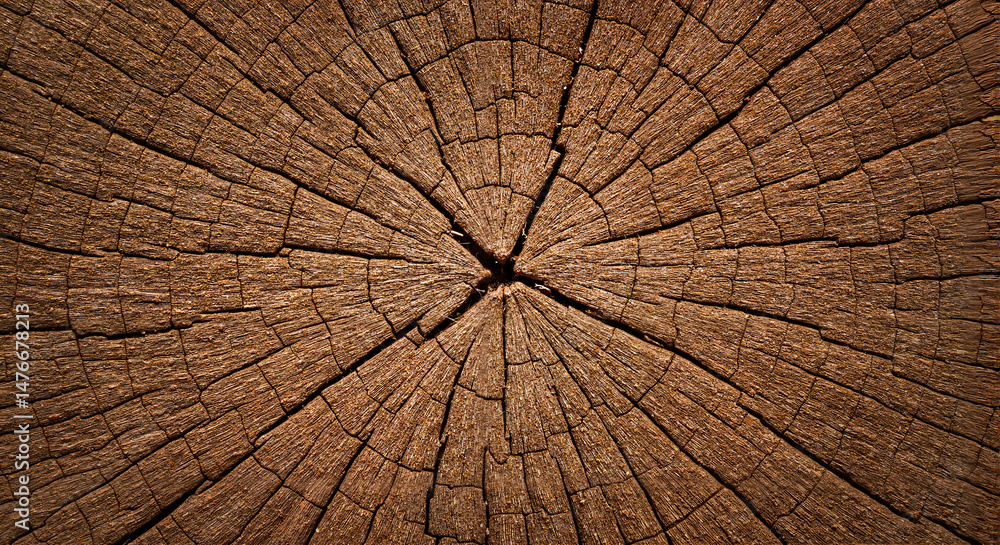 Fototapeta premium Close-up of wooden surface with intricate grain patterns 