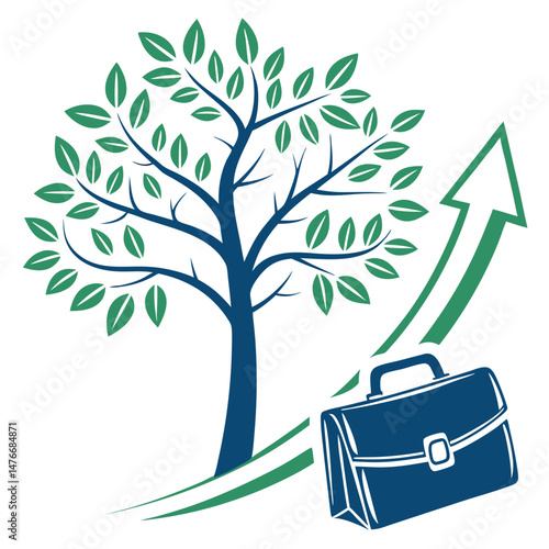 Business growth Illustration