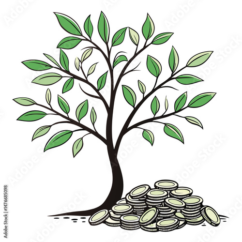 Business growth Illustration