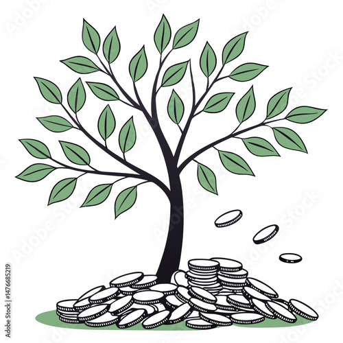 Business growth Illustration