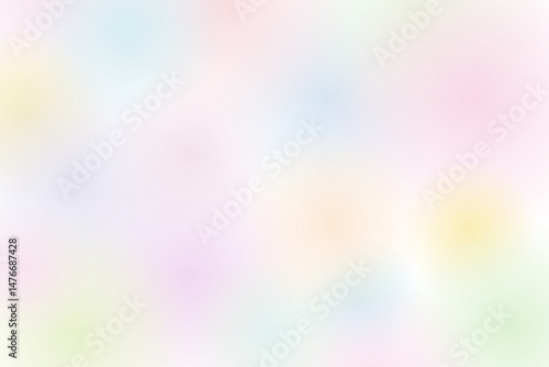 背景としてあらゆる場面で利用可能なカラフルな水玉模様の背景素材