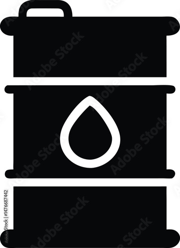 oil barrel silhouette