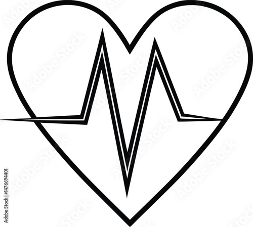 heartbeat silhouette