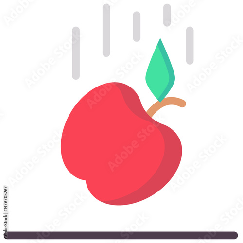 gravitation vector flat icon