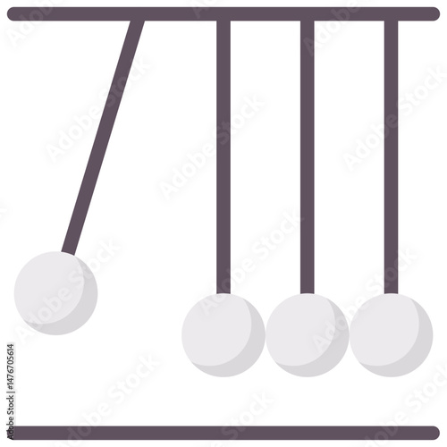pendulum vector flat icon