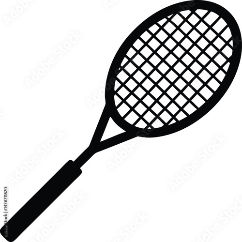 badminton racket silhouette (1).eps