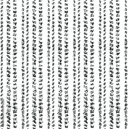 Vertical stripes in the form of noise create texture.