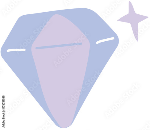 vector illustration of diamond