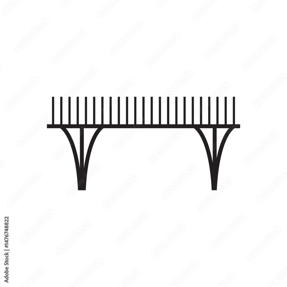 Fototapeta premium bridge icon