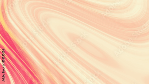 Abstract art with pink and yellow curved lines. Perfect for vibrant backgrounds, modern designs, or artistic concepts in various projects.