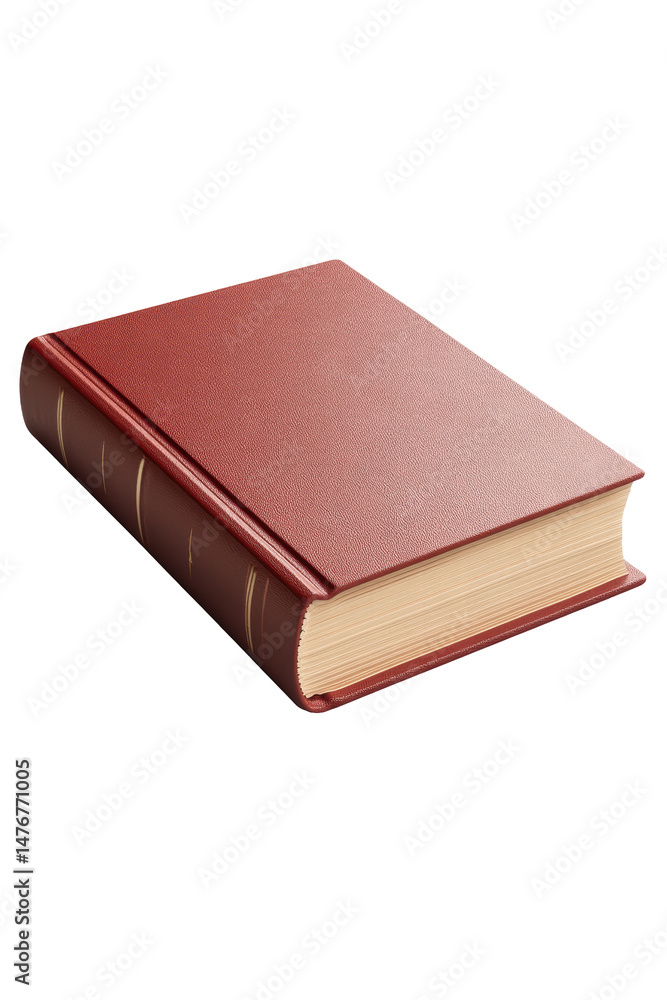 Isolated Red Book Isolated Red Book