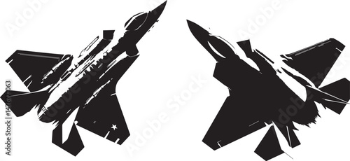 F-35 Lightning II Jet Vector – Stealth Multirole Fighter Aircraft Illustration