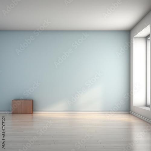 Modern Minimalist Empty Room Interior Design