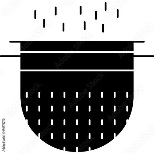 Strainer Icon Vector Element
