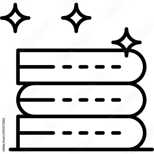 Towel Icon Vector Element