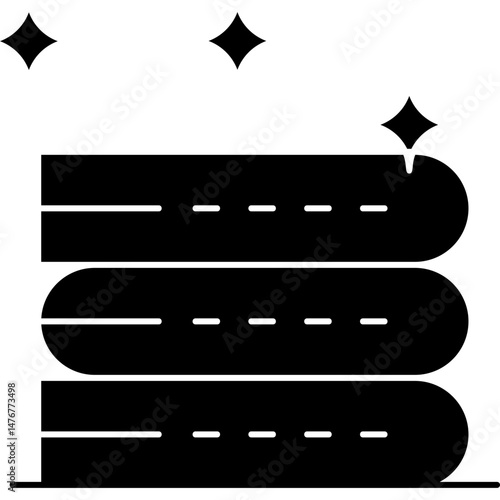 Towel Icon Vector Element