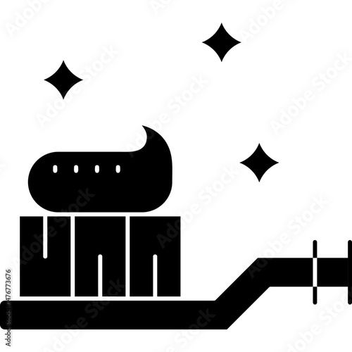 Toothbrush Icon Vector Element