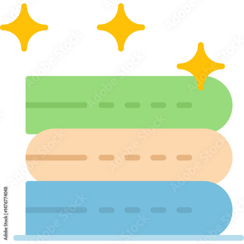 Towel Icon Vector Element
