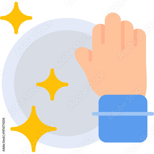 Washing Dishes Icon Vector Element