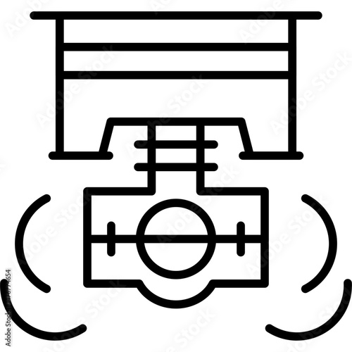 Piston Icon Vector Element