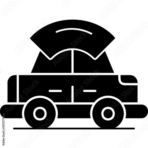 Windshield Icon Vector Element