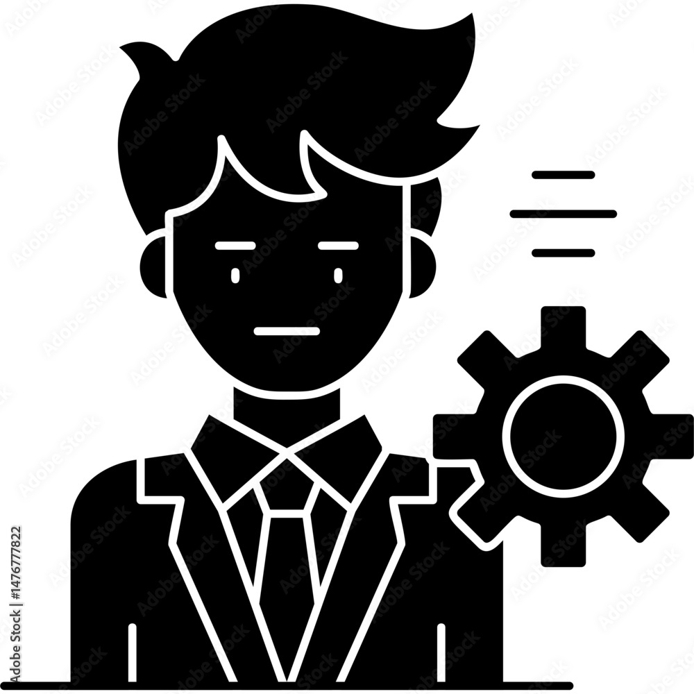 Management Icon Vector Element Management Icon Vector Element