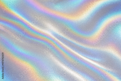 Abstract pastel holographic iridescent foil background