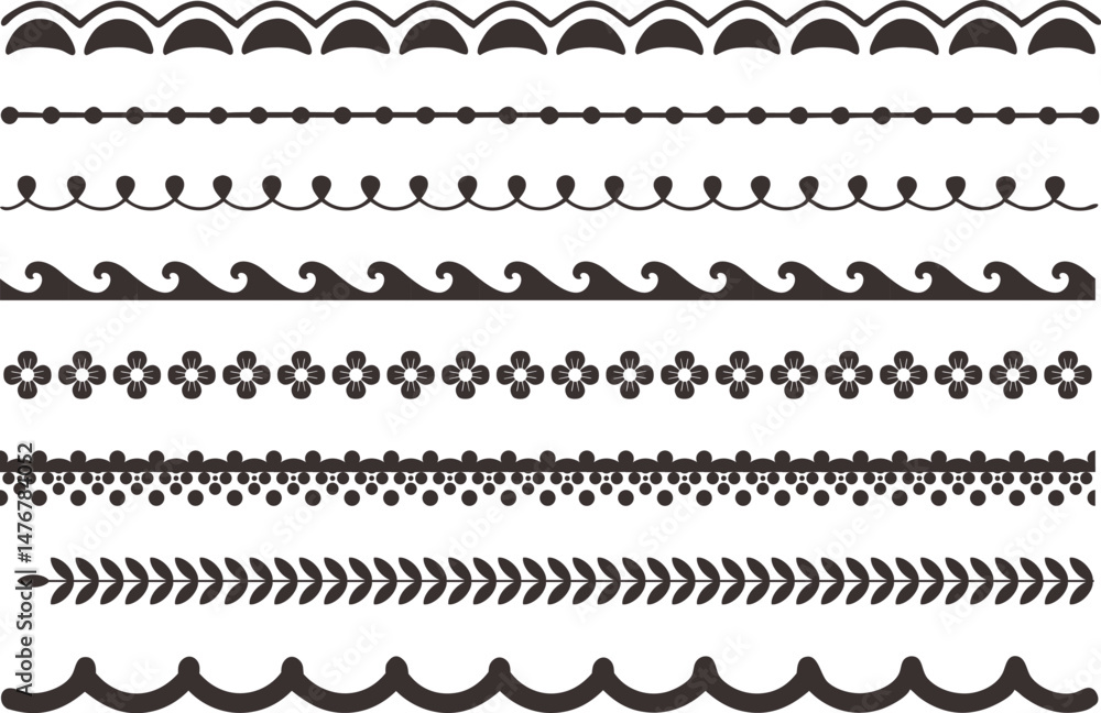 Collection of Decorative Borders and Edges Collection of Decorative Borders and Edges