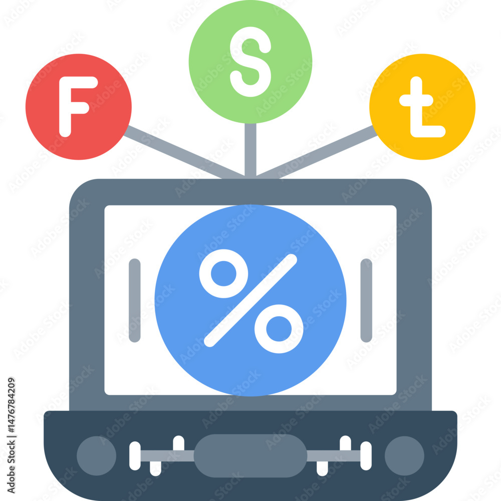 Fototapeta premium Social Network Icon Vector Element