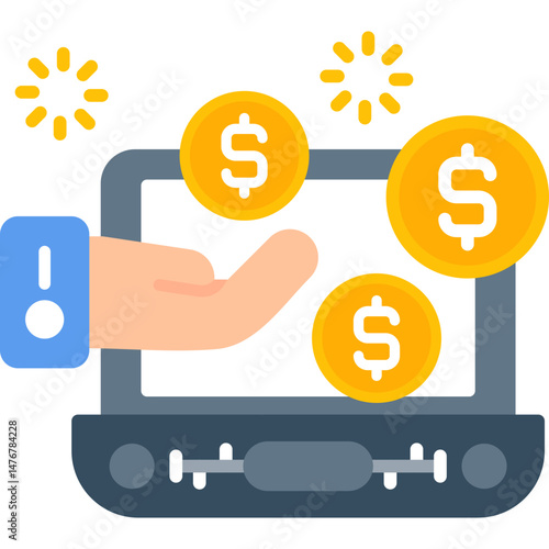 Profits Icon Vector Element