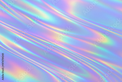 Abstract holographic iridescent foil background