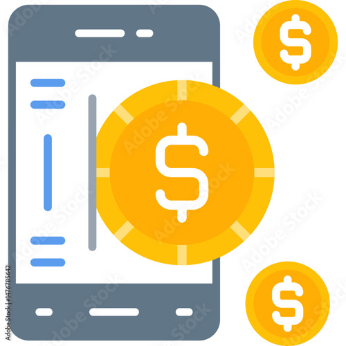 Profits Icon Vector Element