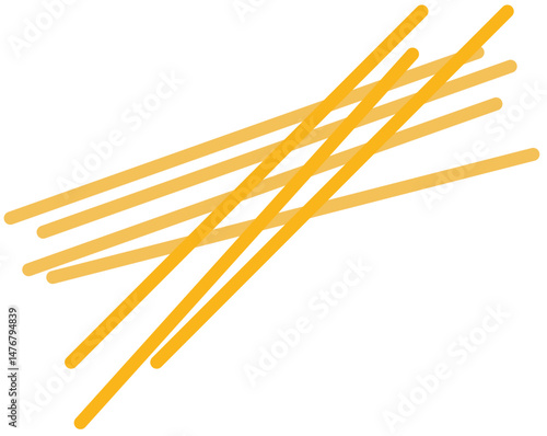vector illustration of spaghetti