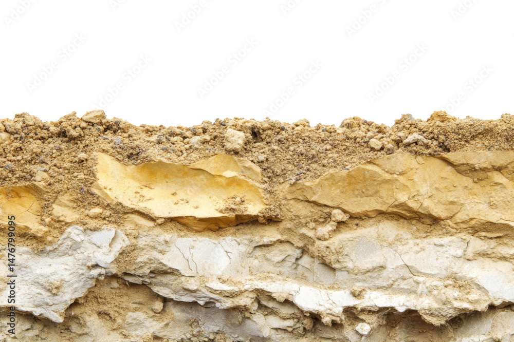 Earth Layers: A Detailed View of Soil and Rock . Transparent background PNG Earth Layers: A Detailed View of Soil and Rock . Transparent background PNG