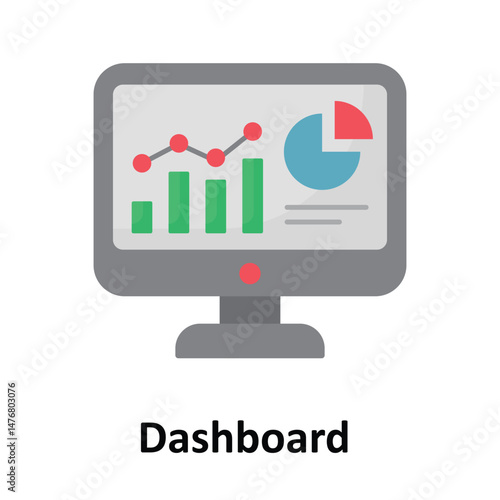 Dashboard Vector icon which can easily modify or edit