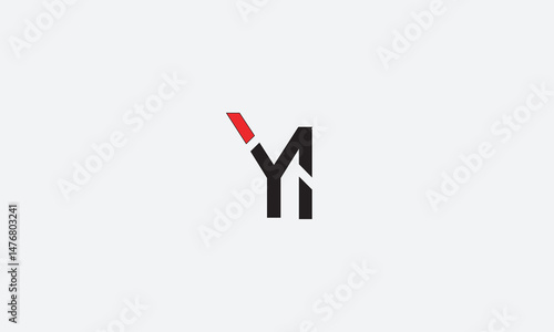 YI, IY , I, Y Abstract Letters Logo Monogram