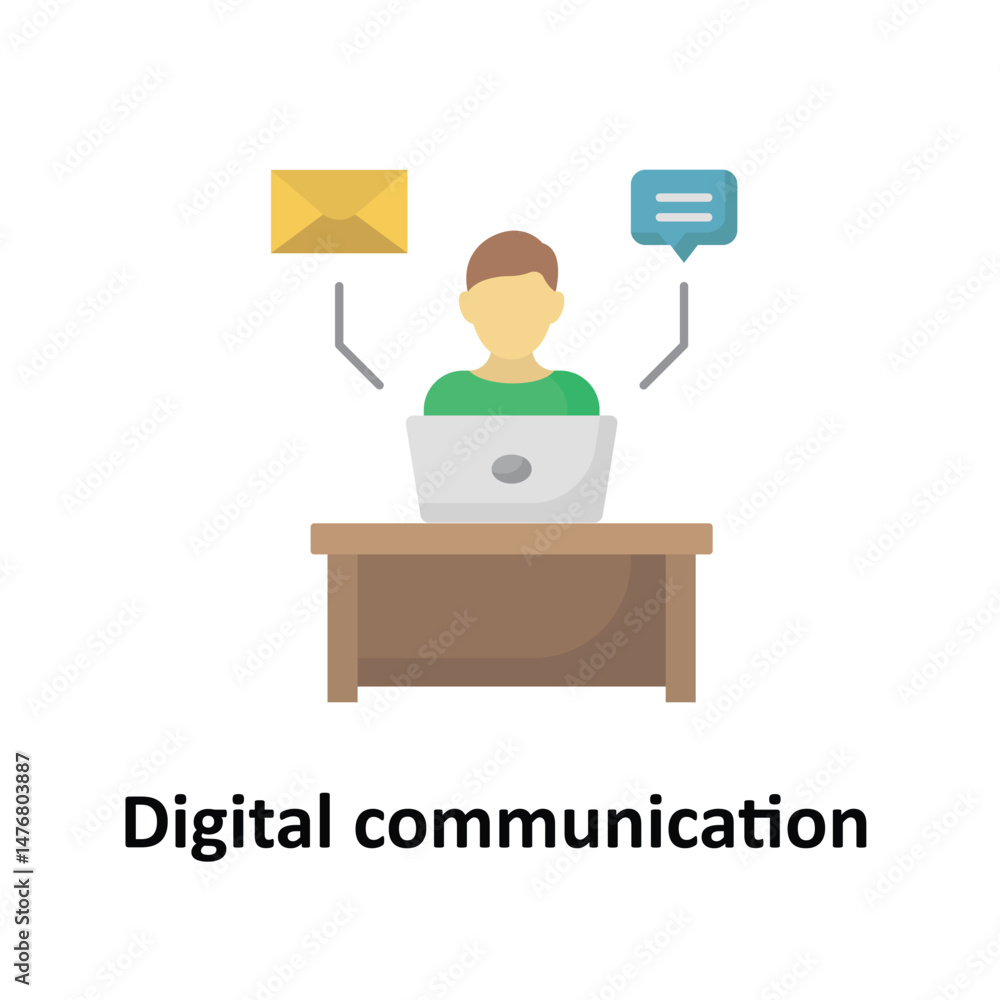 Digital communication Vector icon which can easily modify or edit Digital communication Vector icon which can easily modify or edit