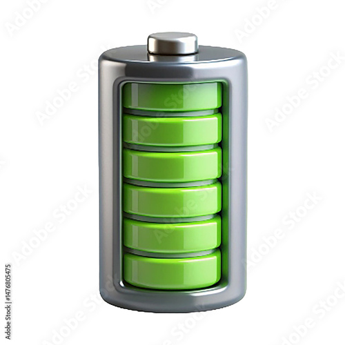 green battery with a battery