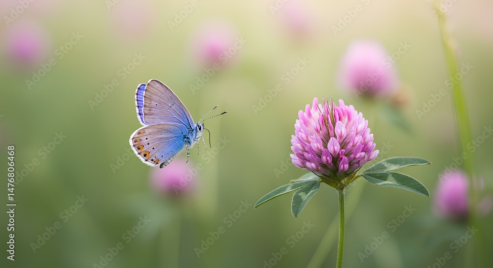 Obraz premium butterfly on a flower