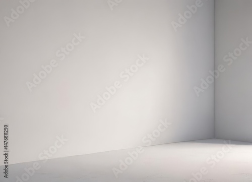 Wallpaper Mural Crisp white wall, flawlessly smooth  Subtle shadowing hints at depth ,  background,  depth,  shadow Torontodigital.ca