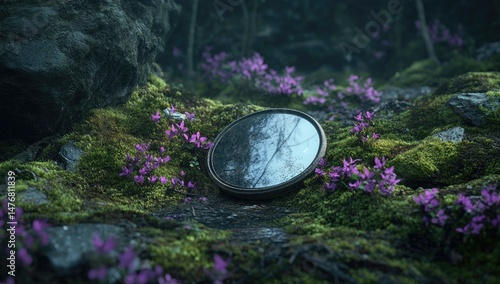 Forest Mirror Reflection Mystery.