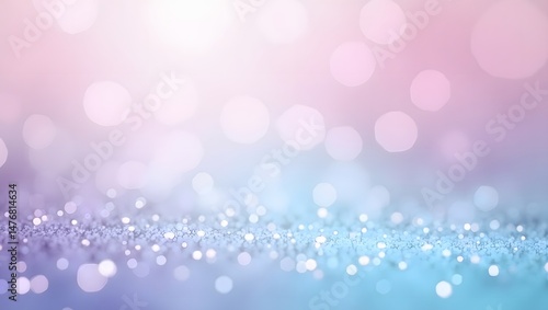 A delicate, soft pink to purple gradient background, blending seamlessly into an aqua blue gradient, giving an illusion of depth and dimensionality