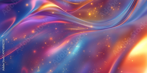 abstract background with stars