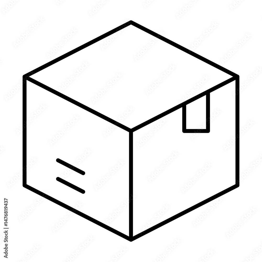 Package Vector Line Icon Design Package Vector Line Icon Design