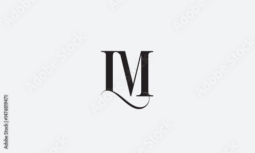 LM, ML, M, L Abstract Letters Logo Monogram	