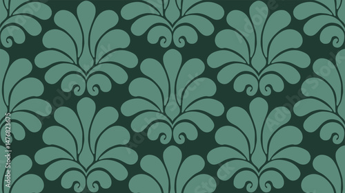 Pattern floral seamless flower damask vector wallpaper. White batik border paisley motif frame and ethnic rose design. Vintage jacobean tapestry texture ideal for classic textile decoration.